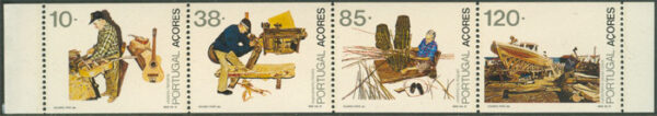 Azorerna - M  426-429 C Landstypiska Arbeten, 4-strip kpl **