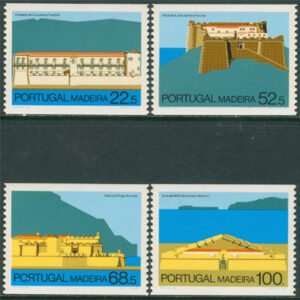 Madeira – M  107-110 C Fort på Madeira bla Fort São Tiago, 4 kpl **