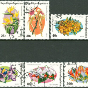 Togo – M 1079-1084 Blommor – vacker serie 6 kpl