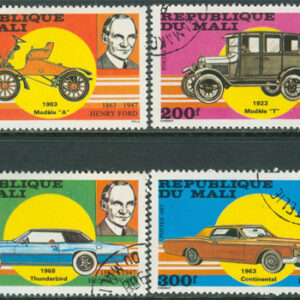 Mali – M 1089-1092 Henry Ford död i 40 år, 4 kpl stpl