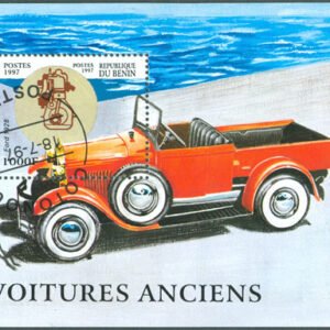 Benin – M BL  30 Gamla Bilar – Ford 1928, vackert Block