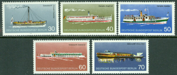 Berlin - M  483-487 Färdmedel i Berlin III, 5 kpl **