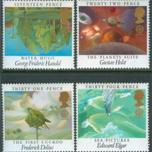 England – M 1027-1030 Europa CEPT 1985 Europeiska musikåret,  4 kpl **