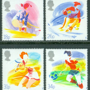 England – M 1143-1146 Brittiska idrottsförbunds jubiléer, 4 kpl **