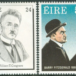 Irland – M  647, 648 Minnen bla B Fitzgerald, 2 utgåvor 2 kpl **
