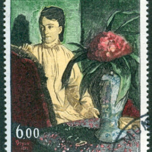 Monaco – M 1670 Edgar Degas födelse 150 år, 1 kpl stpl