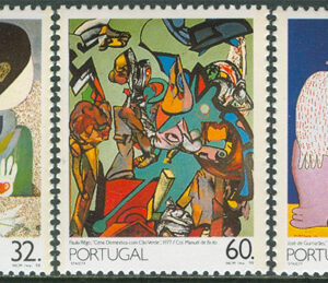 Portugal – M 1831-1833 Konst från 1900-talet VI, fin serie 3 kpl **