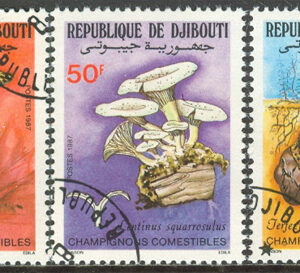 Djibouti – M  488-490 Matsvampar, 3 kpl stpl