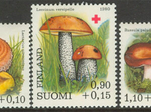 Finland – F  867-869 Svampar – Röda Korset, 3 kpl **