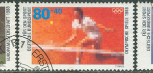 Tyskland – M 1353-1355 EM Fotboll & OS i Seoul 1988, serie 3 kpl