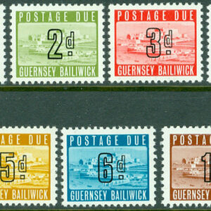 Guernsey – M P    1-7 Slottet Cornet  – Lösenmärken, 7 kpl **