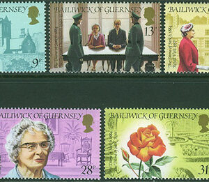 Guernsey – M  279-283 Sibyl Hathaway födelse 100 år, 5 kpl **