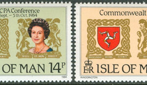 Isle of Man – M  270-271 Drottning Elisabeth II – Commonwealth Konferans, 2 kpl **