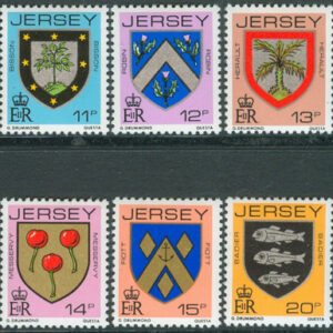 Jersey – M  264-269 A Familjevapen, 6 kpl **