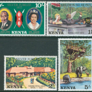 Kenya – M   82-85 Elisabeth II 25 år på Tronen, 4 kpl **