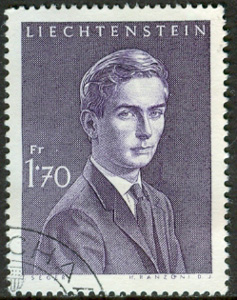 Liechtenstein – M  439 Arvsprins Hans-Adam, 1 kpl stpl
