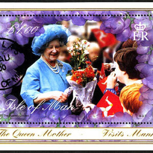 Isle of Man – M BL  39 Drottning Modern 100 år, Block