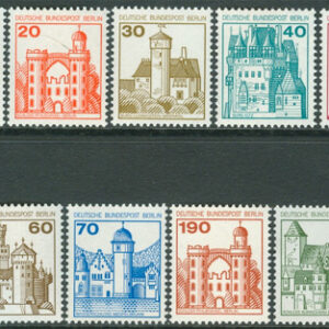 Berlin – M  532-540 Borgar & Slott bla Glücksburg, 9 kpl **
