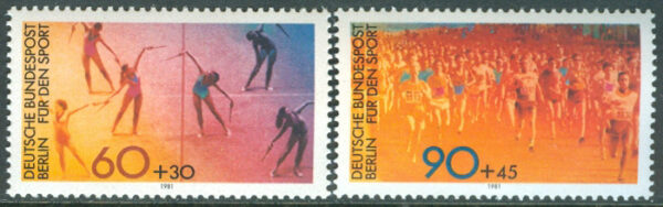 Berlin - M  645-646 Sportstöd, löpning och gymnastik, 2 kpl **