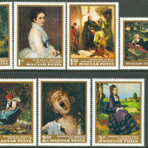 Ungern – M 2291-2297 A Konst på Nationalgalerian I, 7 kpl **