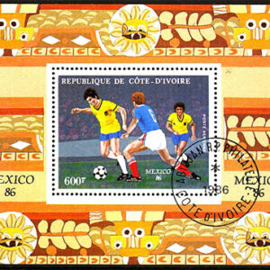 Elfenbenskusten – M BL  28 VM i Fotboll i Mexico 1986, Block
