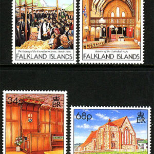 Falkland Islands – M  557-560 Kristus-Katedralen I Port Stanley 100 år, 4 kpl **