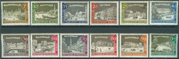 Berlin - M  218-229 Byggnader i gamla Berlin, 12 kpl **