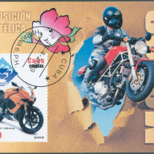 Kuba – M BL 259 Motorcykel – Hyusung GT, vackert Block