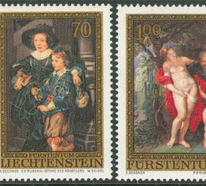 Liechtenstein – M  655-657 Konst – P P Rubens 400 år, serie 3 kpl **