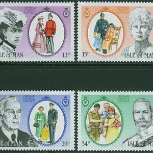 Isle of Man – M  288-291 SSAFA 100 år bla Drottning Mary, 4 kpl **