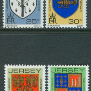 Jersey – M  273-276 A Familjevapen, serie 4 olika **