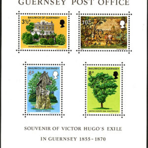 Guernsey – M BL   1 Victor Hugos exil på Guernsey, Block **