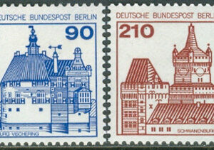 Berlin – M  587-590 Slott & Borgar bla Burg Gemen, fin serie 4 kpl **