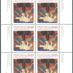 Portugal – M 1665 Konst – Kakel – Azulejos, Miniark kpl **