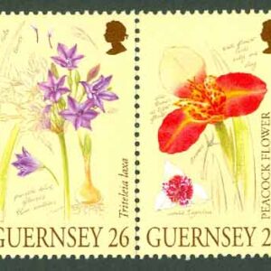 Guernsey – M  858-867 Blommor, liljeväxter, 10-strip kpl **
