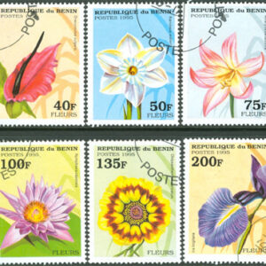 Benin – M  710-715 Blommor – Orkidéer, fin serie 6 kpl
