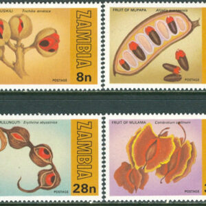 Zambia – M  241-244 Inhemska frukter, 4 kpl **