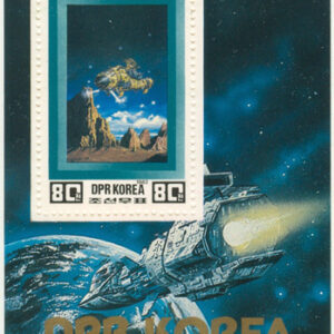 Nordkorea – M BL 119 Rymden i framtiden, block **