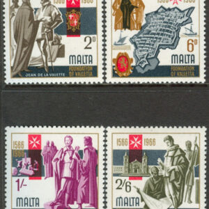 Malta – M  337, 339-341 Staden Valletta 400 år, serie 4 olika **