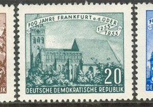 DDR – M  358-359, 361 Frankfurt a. d. Oder 700 år, fin serie 3 olika **