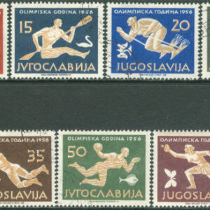 Jugoslavien – M  804-810 OS i Melbourne 1956, 7 ol stpl