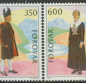 Färöarna – F  186-187 Folkdräkter, 2 kpl **
