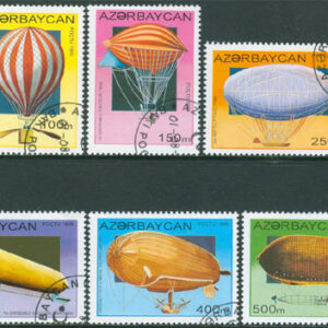Azerbajdzjan – M  237-242 Ballonger – Luftskepp, 6 kpl