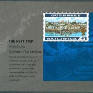 Guernsey – M BL  27 Postens Privatisering 2001, fint Block **
