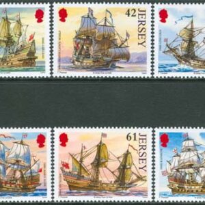 Jersey – M 1447-1452 Fartyg – Sjöfararen G Carteret, serie 6 kpl **