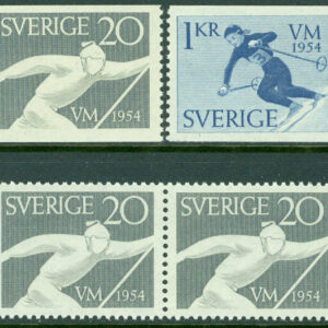 Sverige – F  454-455 VM på skidor i Falun, 4 kpl **