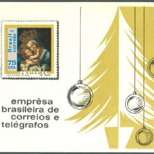 Brasilien – M BL  25 Jul 1969 – Konst, vackert Block **