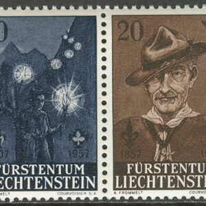 Liechtenstein – M  360-361 Scouting Minnesmärken, par kpl **