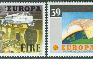 Irland – M  650-651 Europa CEPT 1988 Transport och kommunikation, 2 kpl **
