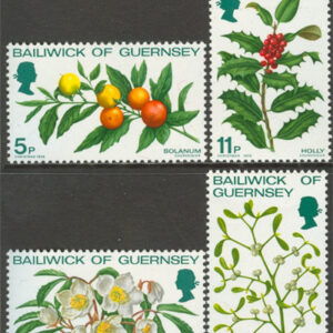 Guernsey – M  169-172 Jul 1978 – Blommor & Bär, 4 kpl **